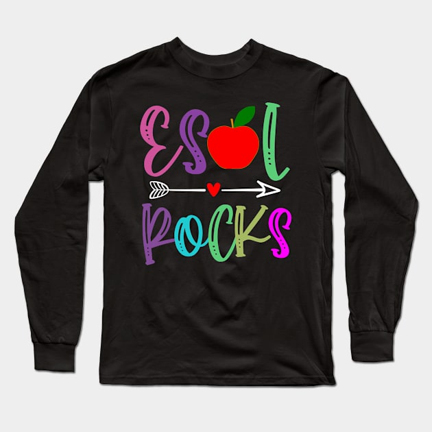 Esol Rocks Long Sleeve T-Shirt by SimonL